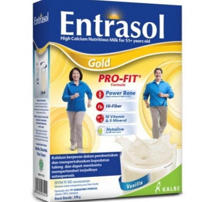 

[ COD ] ENTRASOL GOLD VANILA 370 GRAM