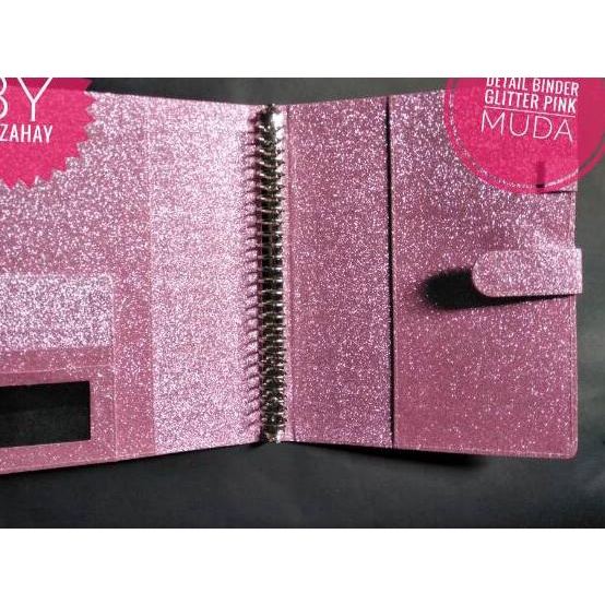 

BISA COD ✔️BINDER GLITTER PINK SOFT 20 RING|SQ6