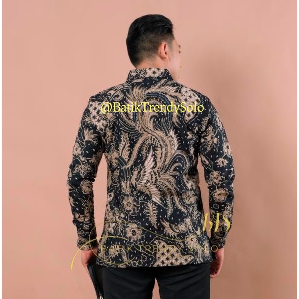 Hem  Kemeja Baju Batik Pria Cowok Laki Laki Slimfit Full Lapis Furing Lengan Panjang Lengan Pendek Original Asli Batik Jumanta Solo Laweyan Size S M L Xl XXL Bahan Katun Premium  219
