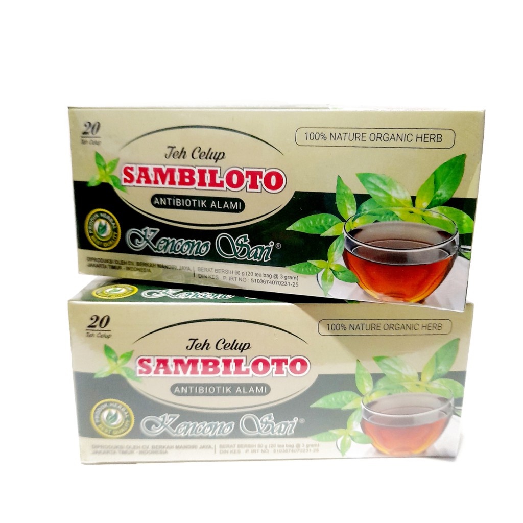 

Teh Herbal Daun Sambiloto Minuman Herbal Anti Bakteri Obat Herbal Obat Anti Virus Herbal Tea