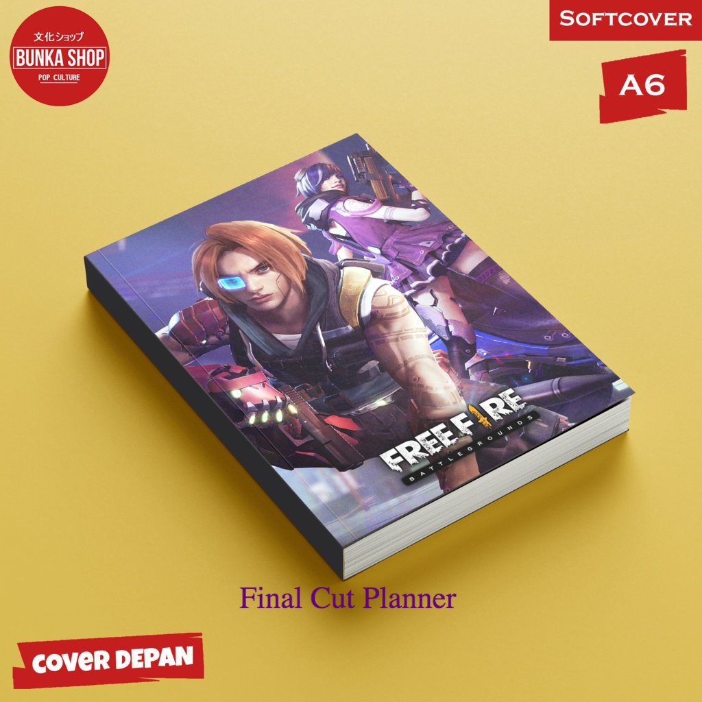 

Pocket Note Free Fire Season 8 Softcover A6 Buku Tulis catatan Notes Agenda Planner Jurnal
