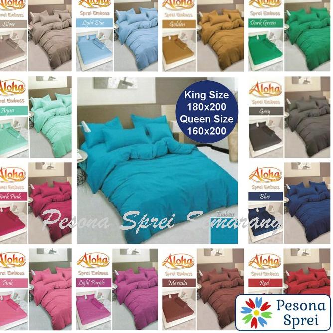 "AJB.18Oc22ᵛ" SPREI LADY ROSE QUEEN ALOHA / SPREI LADY ROSE 160x200 ALOHA / SPREI ALOHA 160x200 / SP