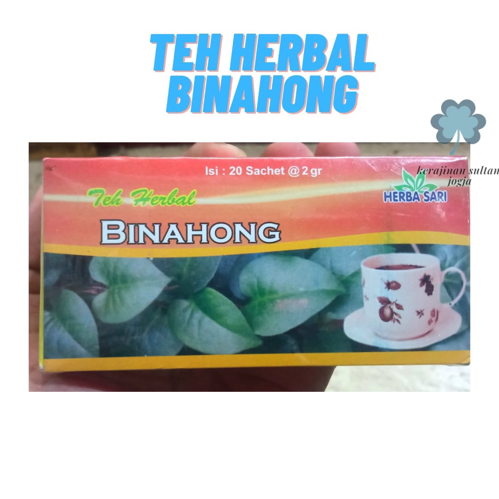 

19. TEH CELUP BINAHONG ISI 20 TEH BINAHONG HERBAL PERSENDIAN MEMPERCEPAT PENYEMBUHAN LUKA