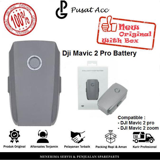 [ Promo ] Dji Mavic 2 Pro Battery - Dji Mavic 2 Zoom Baterai - Drone Kamera Dan Aksesoris