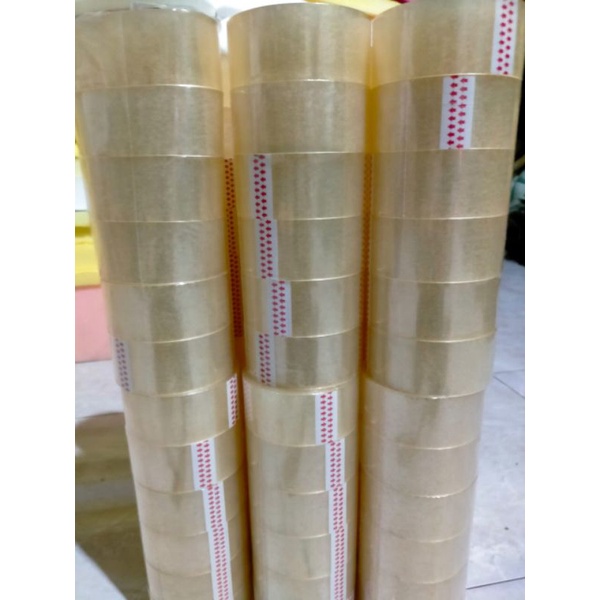 

lakban bening / isolasi bening 100 Yard, ketebal 45 cm