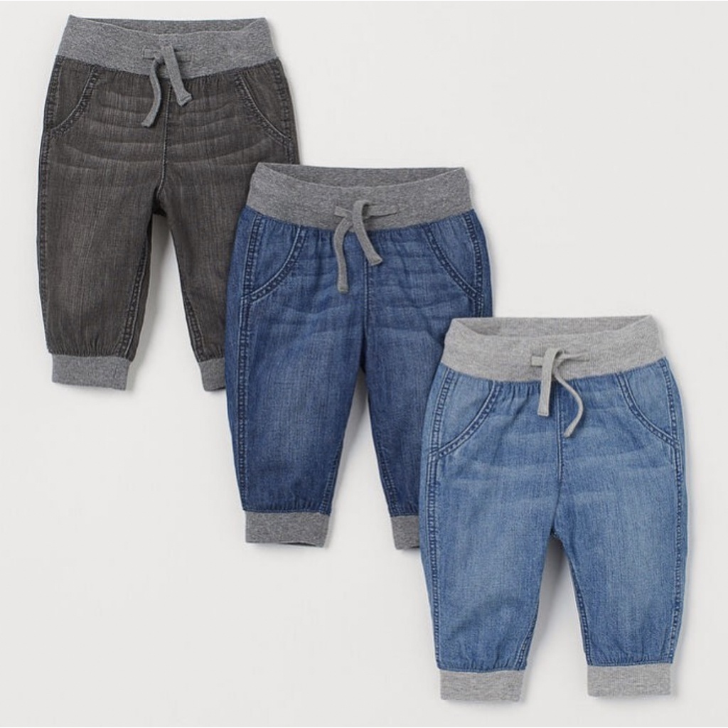 Sale H&M Jogger Denim Baju Anak Laki Laki