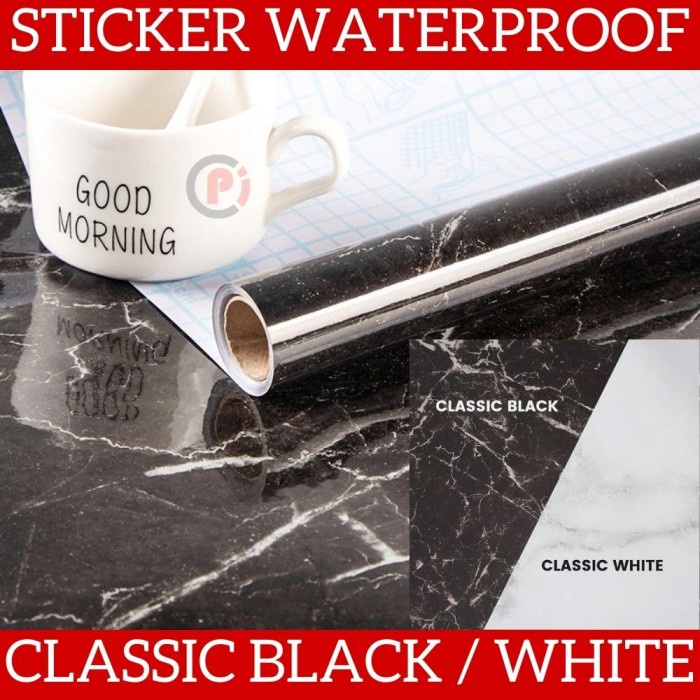 Sticker Wallpaper Meja Dinding Dekorasi Dapur Anti Minyak Waterproof Stiker Tahan Air Wall Paper Tembok Hiasan