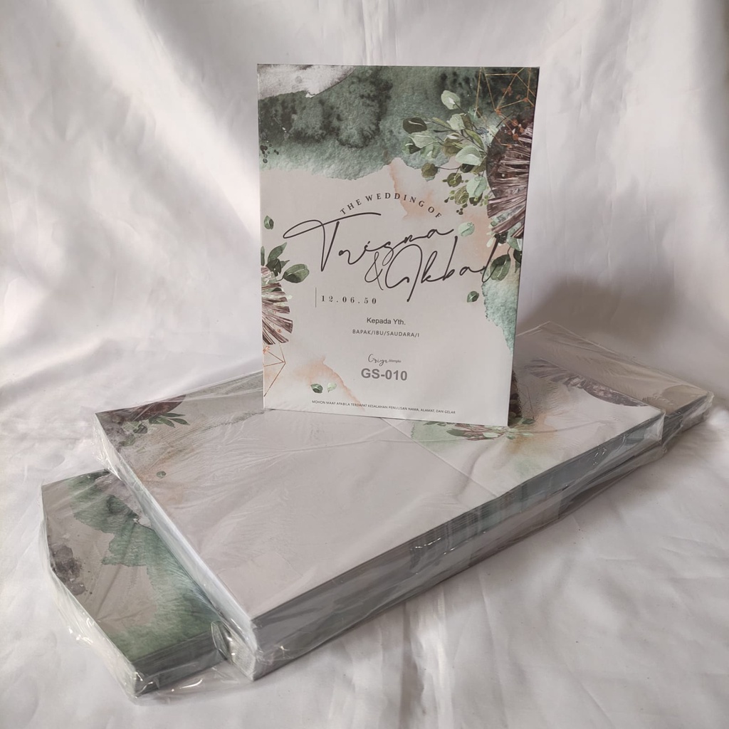 GS 010 Blangko Undangan KOSONGAN Griya Blangko
