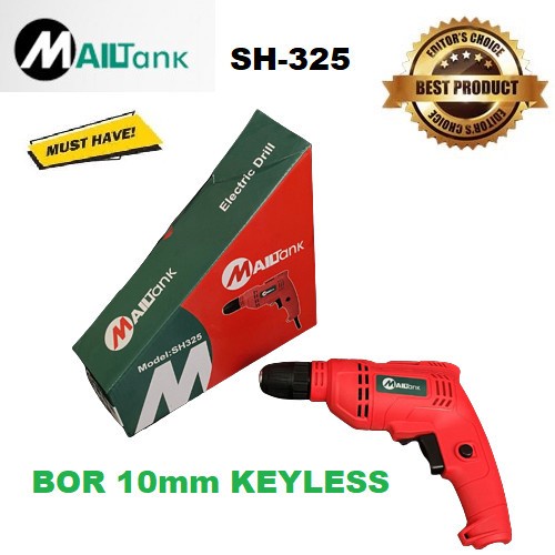 Mailtank sh-325 Mesin Bor listrik 10mm Electric Drill Bor Bolak Balik Model Maktec