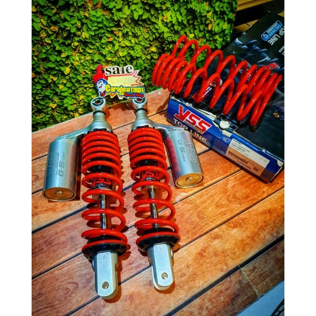 Shockbreaker YSS G Sport Tabung Atas Klik Soft Hard Adjustable Double Per 335Mm Yamaha Nmax 155 Old 