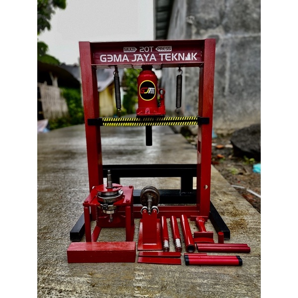 Alat press multifungsi press as shock press arm press stang buka pasang kruk as