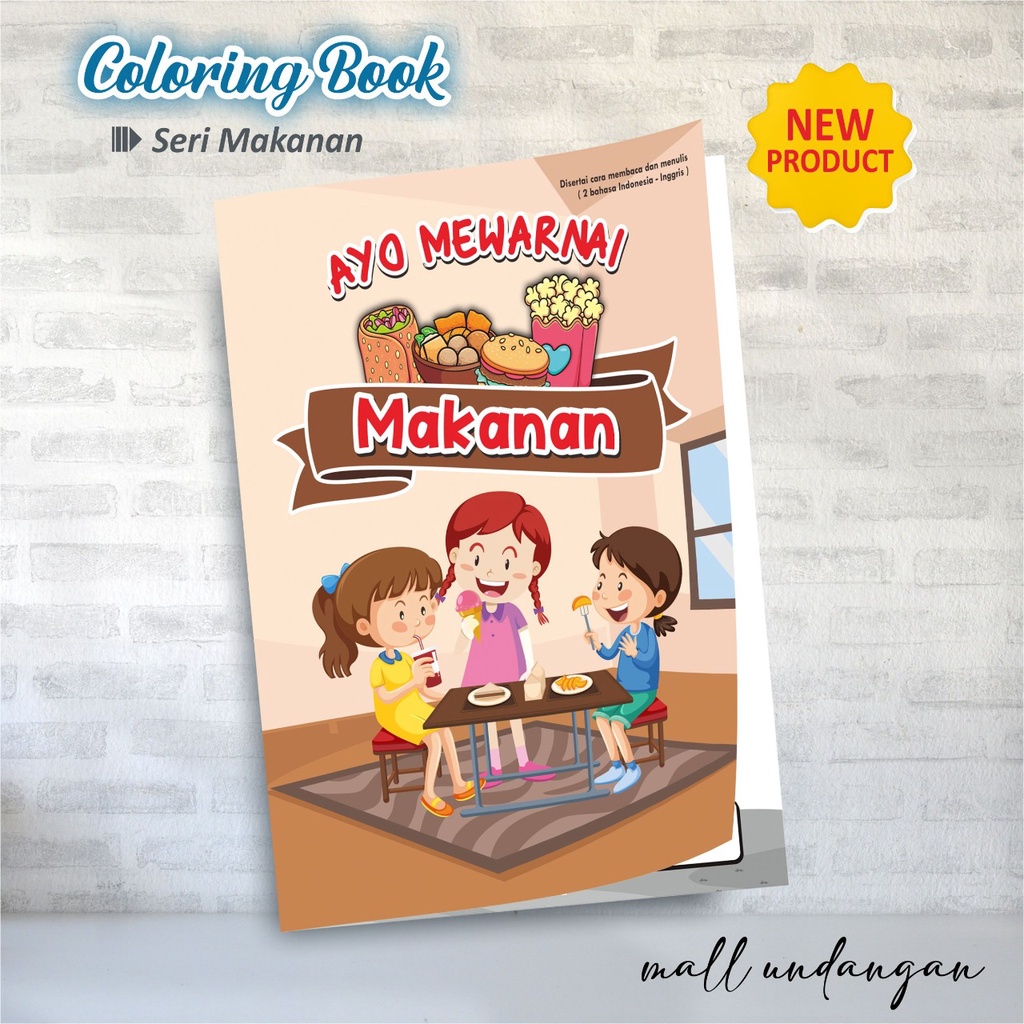 

BUKU MEWARNAI SERI MAKANAN - BUKU EDUKASI ANAK PAUD TK