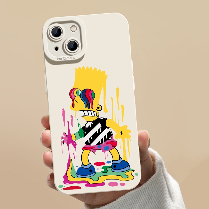 Soft Case Silikon TPU Tahan Banting Untuk IPhone 14 12 11 Pro Max 13 Pro Plus X XS XR