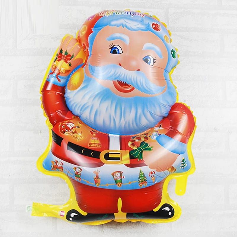 hokkiterus21⭐⭐⭐⭐ BALON FOIL SANTA balon pohon natal santa claus sinterklas merry christmas jumbo B016