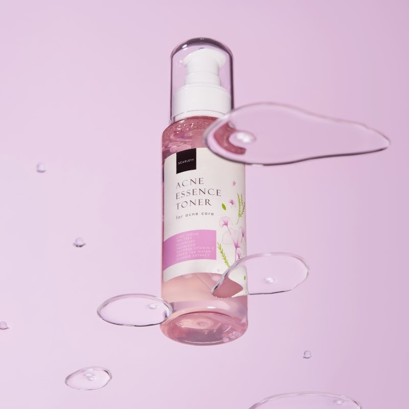 Paket 5 Item Super Extra Komplit Acne Care Scarlett Whitening Day Night Cream + Facial Wash + Acne Essence Toner + Acne Serum Rumah Cantik 354 Paket Lengkap Perawatan Kulit Wajah