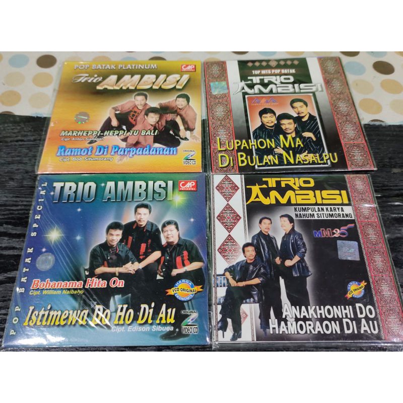 Lagu Batak Trio Ambisi VCD Original