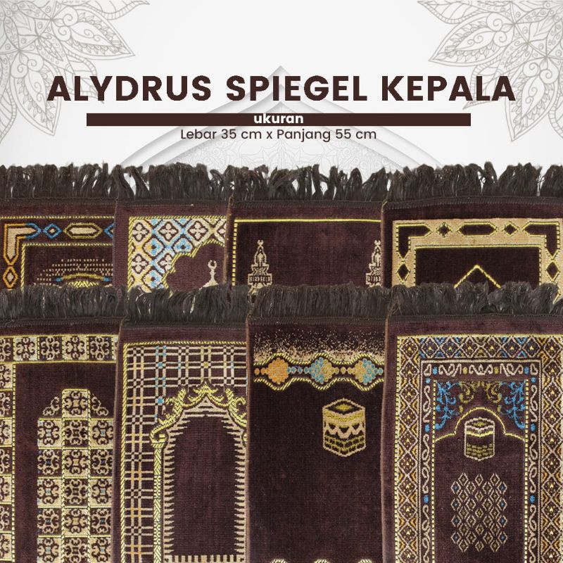 Sajadah Anak Alydrus / Saj Sujud Kepala 35x55