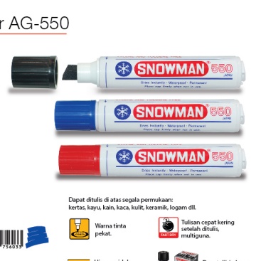 

Spidol Jumbo Snowman 500