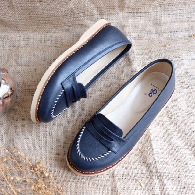 [SIAP KIRIM] BRShoes22 Donker Sepatu Kerja Casual Slip On Wanita