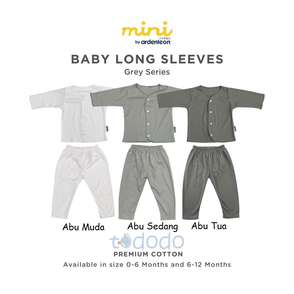 Baju Bayi Setelan Panjang ARDENLEON Mini Series Baby Long Sleeves