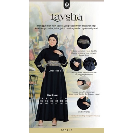 NEW Laysha Dress by DSDR.ID original