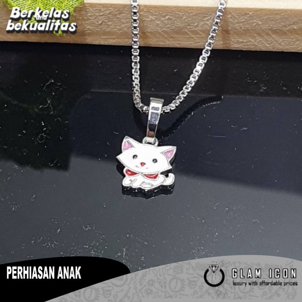 Kalung anak karakter kucing pita K0420 KAS