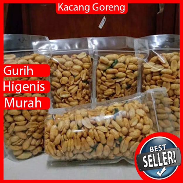 

Kacang goreng kacang gurih kacang-kacangan kacang lebaran murah 1 kg