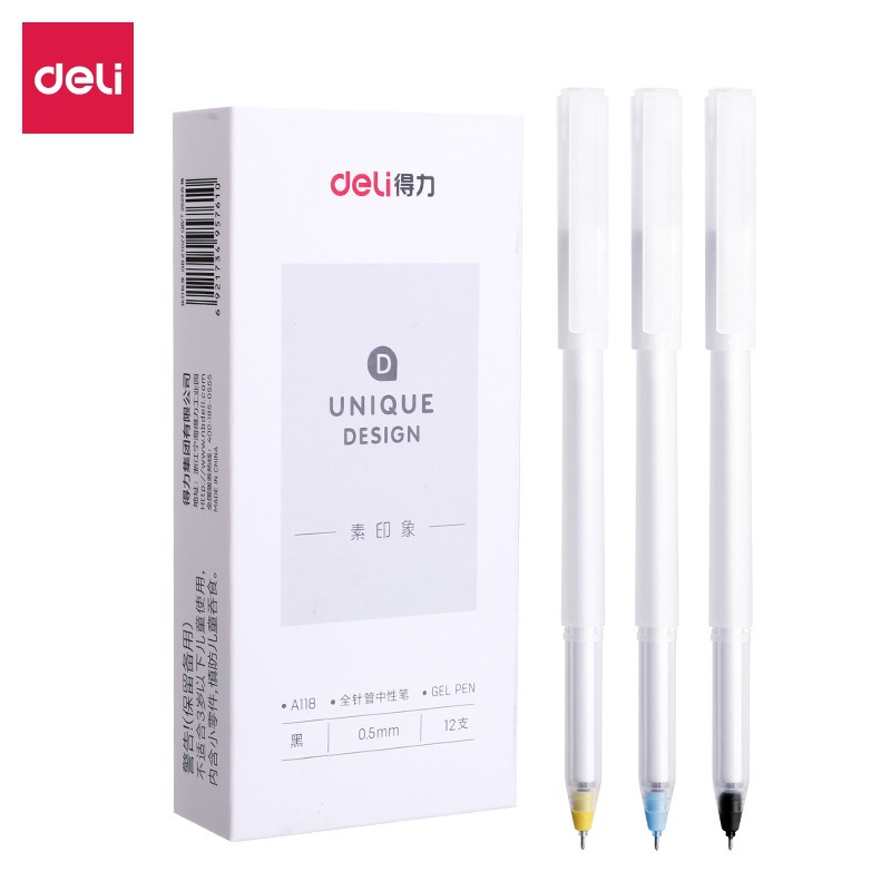 

Pulpen DELI Gelpen Unique Design 0.5mm - A118