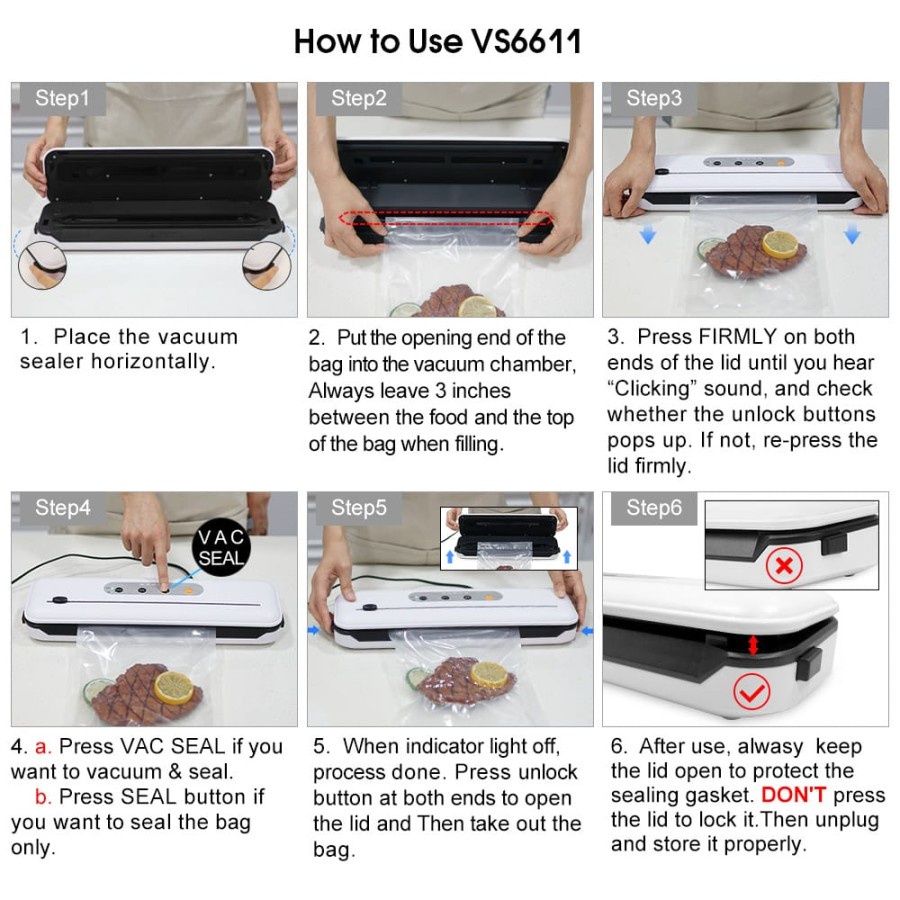 MESIN VACUUM / VAKUM MAKANAN SEALER - VS-001