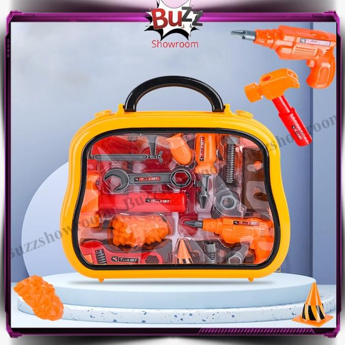 ToolBox Tools set toys mainan alat perkakas obeng Engineering Tool Box
