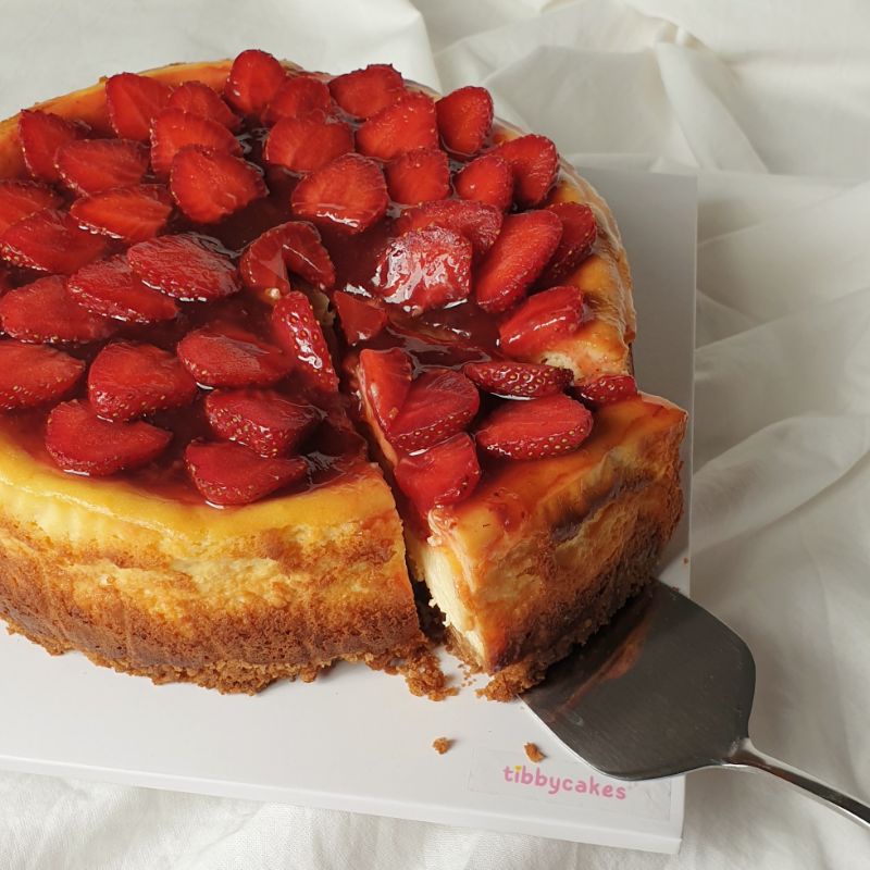 

Strawberry Cheesecake Cheese Cake Premium Stroberi