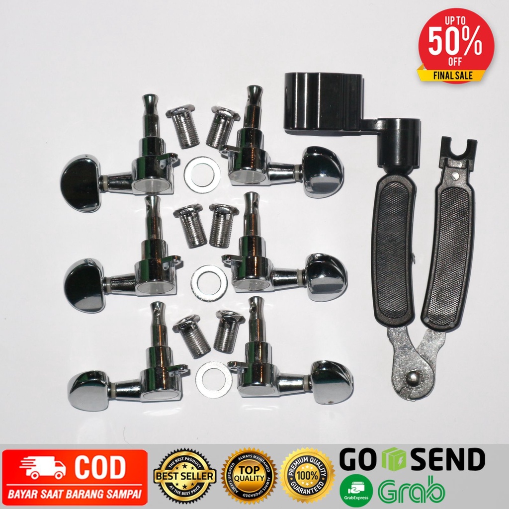 Promo Paket Bundling Dryer Grover SILVER dan String Winder 3in1