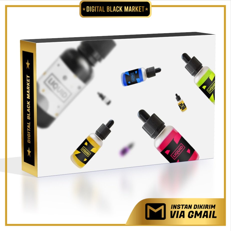 Dark Clear Dropper Bottle Mock Up