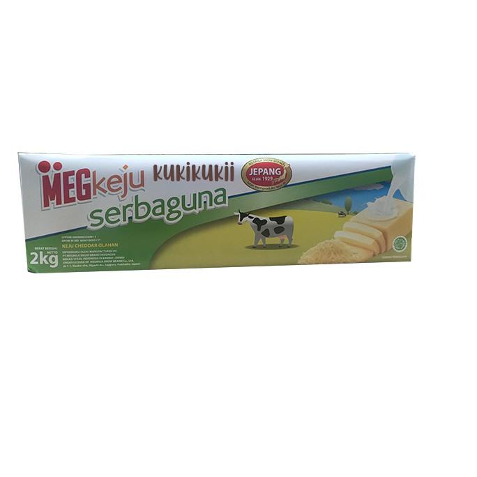 

Keju Meg serbaguna 2kg Megkeju serbaguna 2 kg 2 kilogram 2 kilo blok block