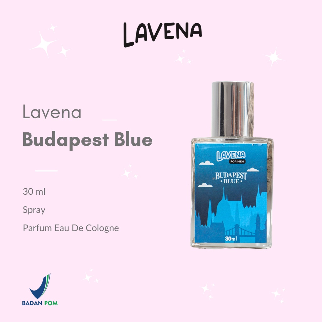 Lavena  Parfum Minyak Wangi EDP  Spray Budapest 30ml