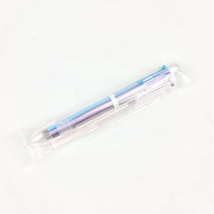 Pulpen 6 in 1 Pena Bolpoin Warna-Warni Multi Colored Pen