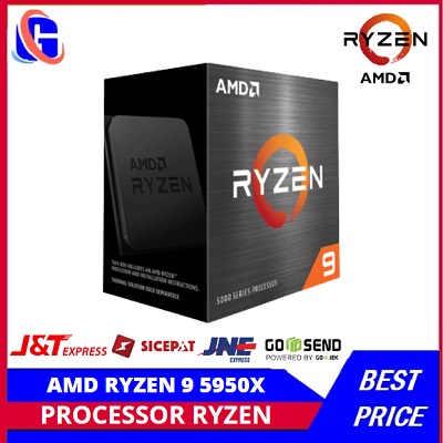 AMD Ryzen 9 5950X 16-Core 3.4 GHz Turbo 4.9Ghz Socket AM4 105W ZEN3