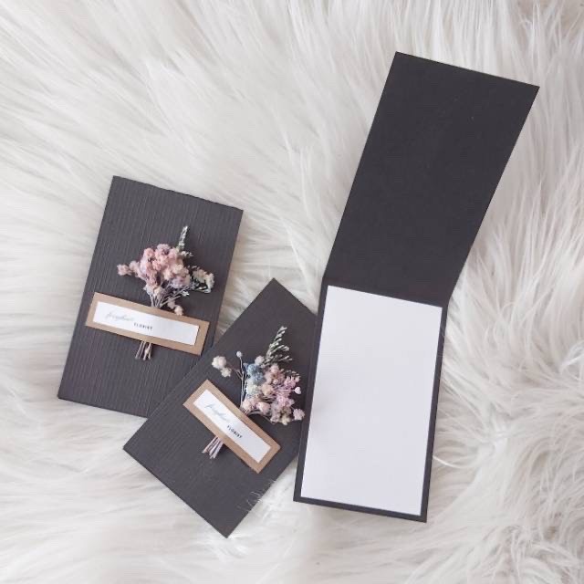 

Gilaa!!! Greeting Card Dried Flower Model Baru New Kartu Ucapan Bunga Kering Fl Bergaransi