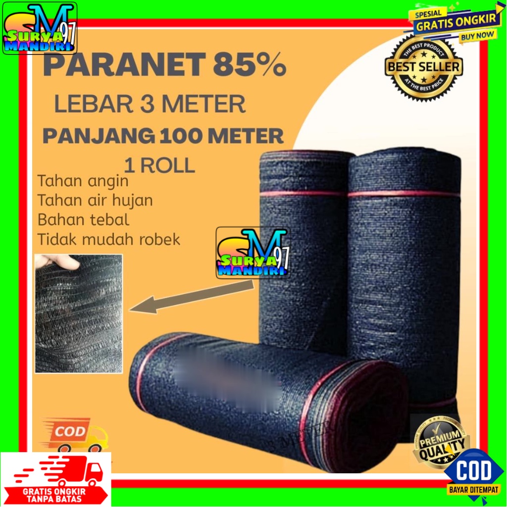 PARANET 75% IMPORT Lebar 3meter [GRADE A]