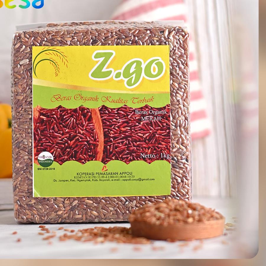 

COD Z Go Beras Merah Organik 1 Kg grosir