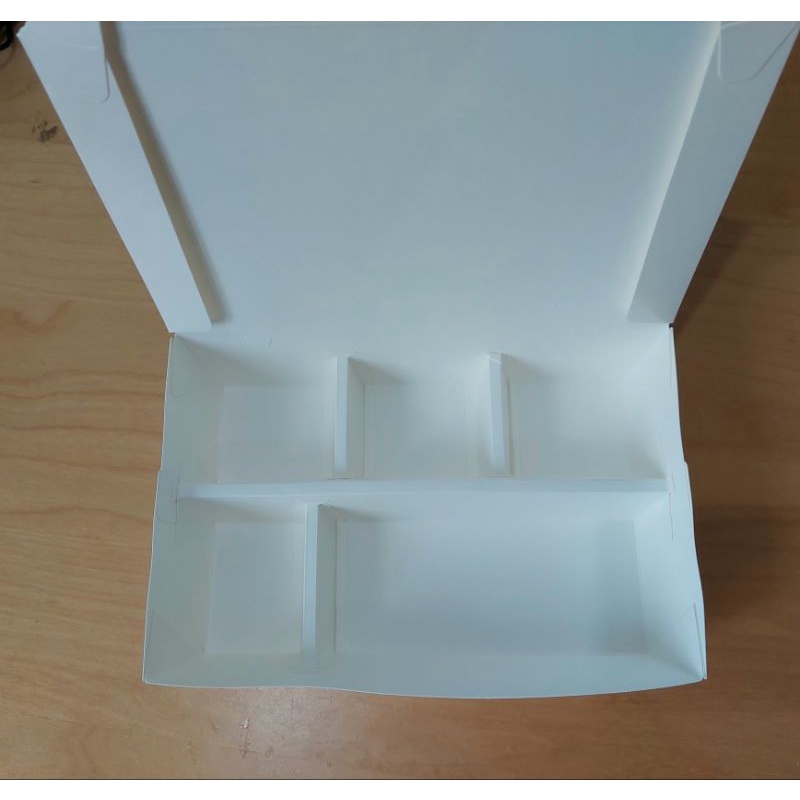 PAPER LUNCH BOX SEKAT 5 /PAPER BOX SEKAT 5/ BOX NASI SEKAT 5 LARGE