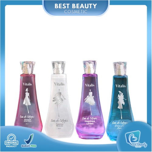 ★ BB ★ Vitalis Eau De Cologne 50ml - 100ml | Parfum Wanita Long Lasting Luxurious Fragrance