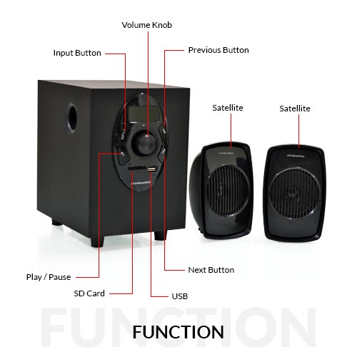 Speaker MURAH Original RUMAH KANTOR Simbadda Music Player CST 2000 N+ Bluetooth Komputer Speaker Bluetooth Simbadda CST 2000N+ - Subwoofer Bass Music Player New Design Simbadda CST 2000 N+ 2000N 2000N+ | 2100 2100N 2100N+ Bluetooth USB AUX FM RADIO