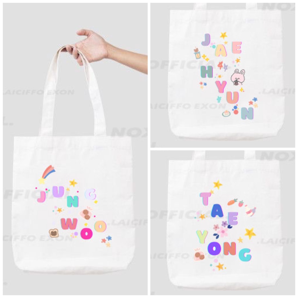 TOTEBAG KANVAS NAMA MEMBER NCT 127