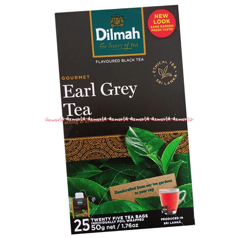 Dilmah Earl Grey 25bag Tea Bag Teh Import Teh Dilmah Blue Biru 25 bag Dil Mah Early Grey Teh Kemasan Sachet