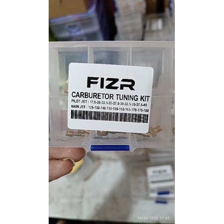 PILOT JET & MAIN JET TUNING KIT SET KARBURATOR YAMAHA F1 F1ZR FIZR FORCE 1 POSWAN SUDCO MIKUNI SIZE 