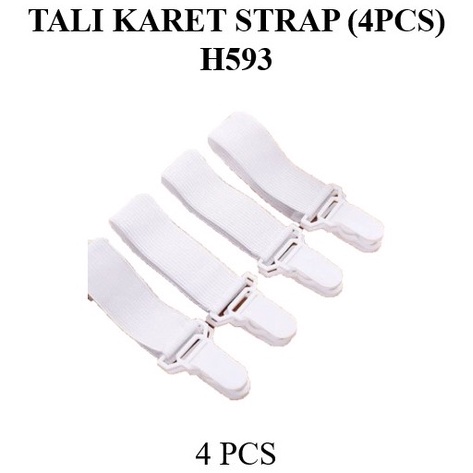 TALI KARET STRAP SPREI UJUNG KASUR 4PCS / PENGAIT JEPITAN SUDUT BED PENGIKAT PENGENCANG KAIN SPREI BED SHEET GRIPPERS