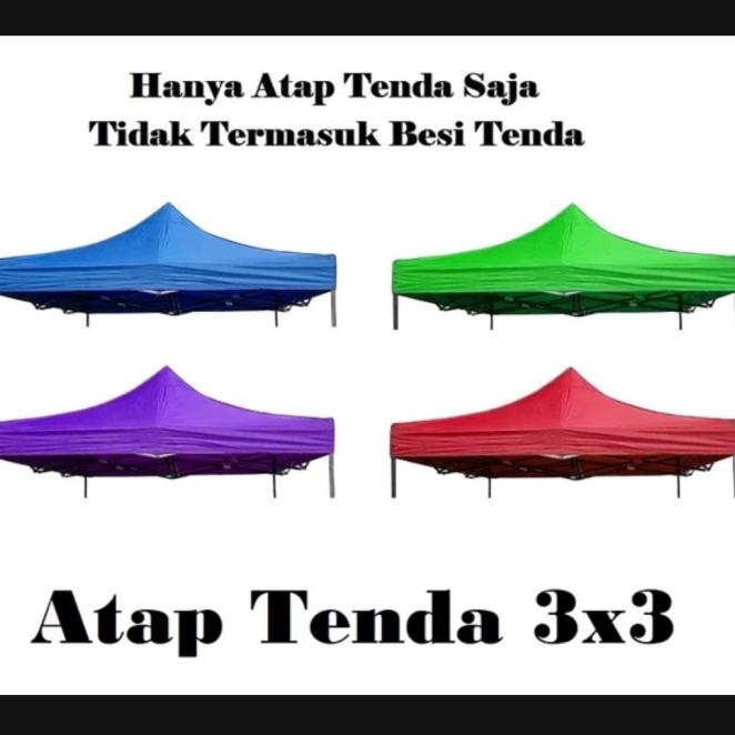Atap/Cover Tenda Lipat 3X3 Murah
