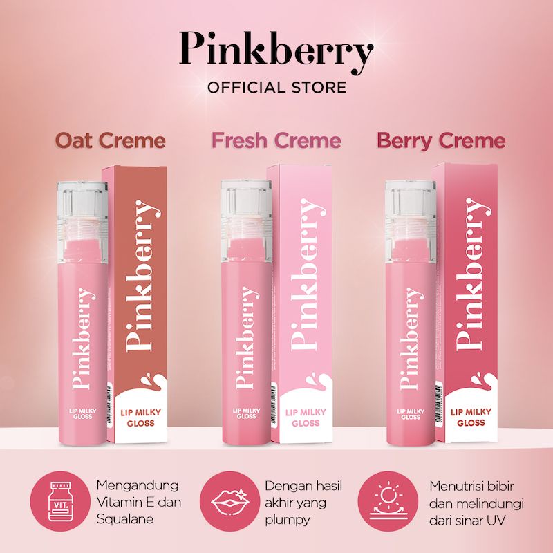 PINKBERRY LIP MILKY GLOSS 3.8 ML BPOM