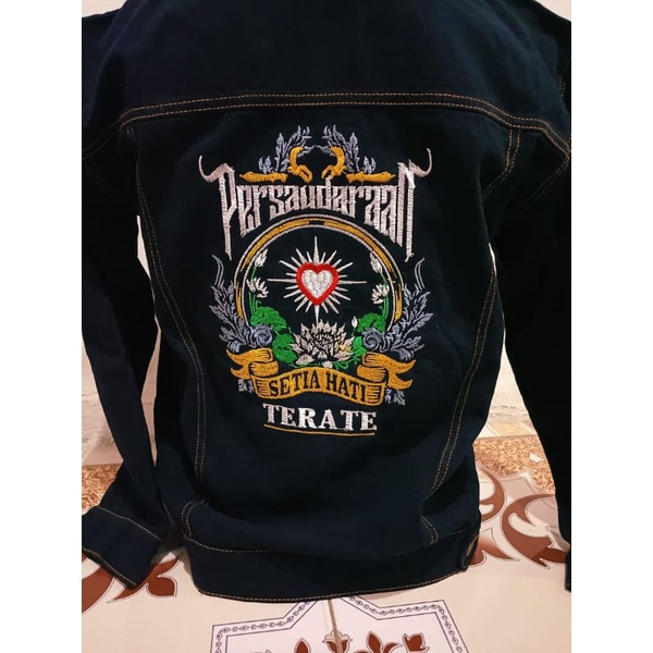 JAKET LEVIS PSHT BORDIR KOMPUTER -JAKET JEANS BORDIR KOMPUTER -JAKET PSHT SRIKANDI BORDIR